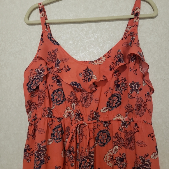 NEW TORRID ORANGE FLORAL RETRO DRESS...SIZE:2 - Picture 4 of 8